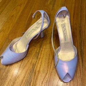 Nina Peeptoe shoes 8.5